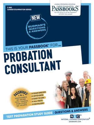 cover image of Probation Consultant
